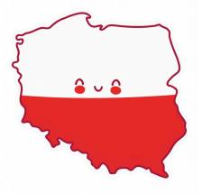 FLAGA mapa Polski Tablica...