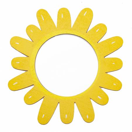 Bezpieczne lusterko słońce kwiatek DRUK UV TM26